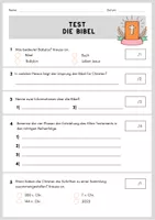 Test Bibel Klasse 5/6 - Schulkramliebe – Unterrichtsmaterial im Fach ...