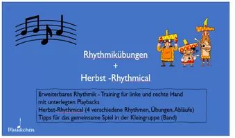 Rhythmusübungen + Herbst-Rhythmical – Unterrichtsmaterial im Fach Musik