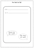 Arbeitsblätter zum Bilderbuch 'Von Kopf bis Fuß' - Körperteile/ Tiere ...