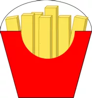 Pommestüte - Vorlage zum Basteln - inkl. editierbarer Version zum
