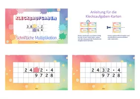 Schriftliche Multiplikation Klecksaufgaben Aufgabenkarten Klasse 4 Und schriftliche-multiplikation-klecksaufgaben-aufgabenkarten-klasse-4-und