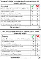 Leser tsel Im Dschungel 10 Verschiedene R tselseiten Druckersparende leser-tsel-im-dschungel-10-verschiedene-r-tselseiten-druckersparende