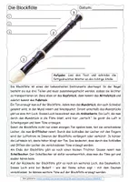 Instrumentenkunde: Die Blockflöte (mit Lösung) – Unterrichtsmaterial im ...