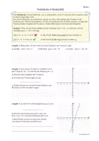 Punktprobe PUNKTPROBE & PARALLELITÄT - Lineare Funktionen – Unterrichtsmaterial im ...