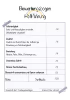 Bewertungsbogen Heft Ordnerf hrung Unterrichtsmaterial Im Fach Bewertungsbogen Heft Ordnerf hrung Unterrichtsmaterial Im Fach