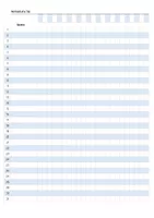 Klassenlisten Vorlage *komplett editierbar* – Unterrichtsmaterial im