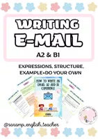 A2 Writing Examples HOW TO WRITE AN EMAIL A2 & B1 CAMBRIDGE - material de la siguiente ...