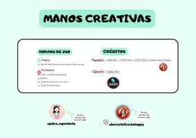 MANOS CREATIVAS - material de la siguiente asignatura Material ...