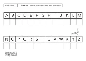 Alphabet en script/capital à reconstituer - Ressource pédagogique pour ...
