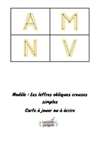 12 Cartes Pour Les Lettres Obliques Simples Alphabet En criture 12 Cartes Pour Les Lettres Obliques Simples Alphabet En criture