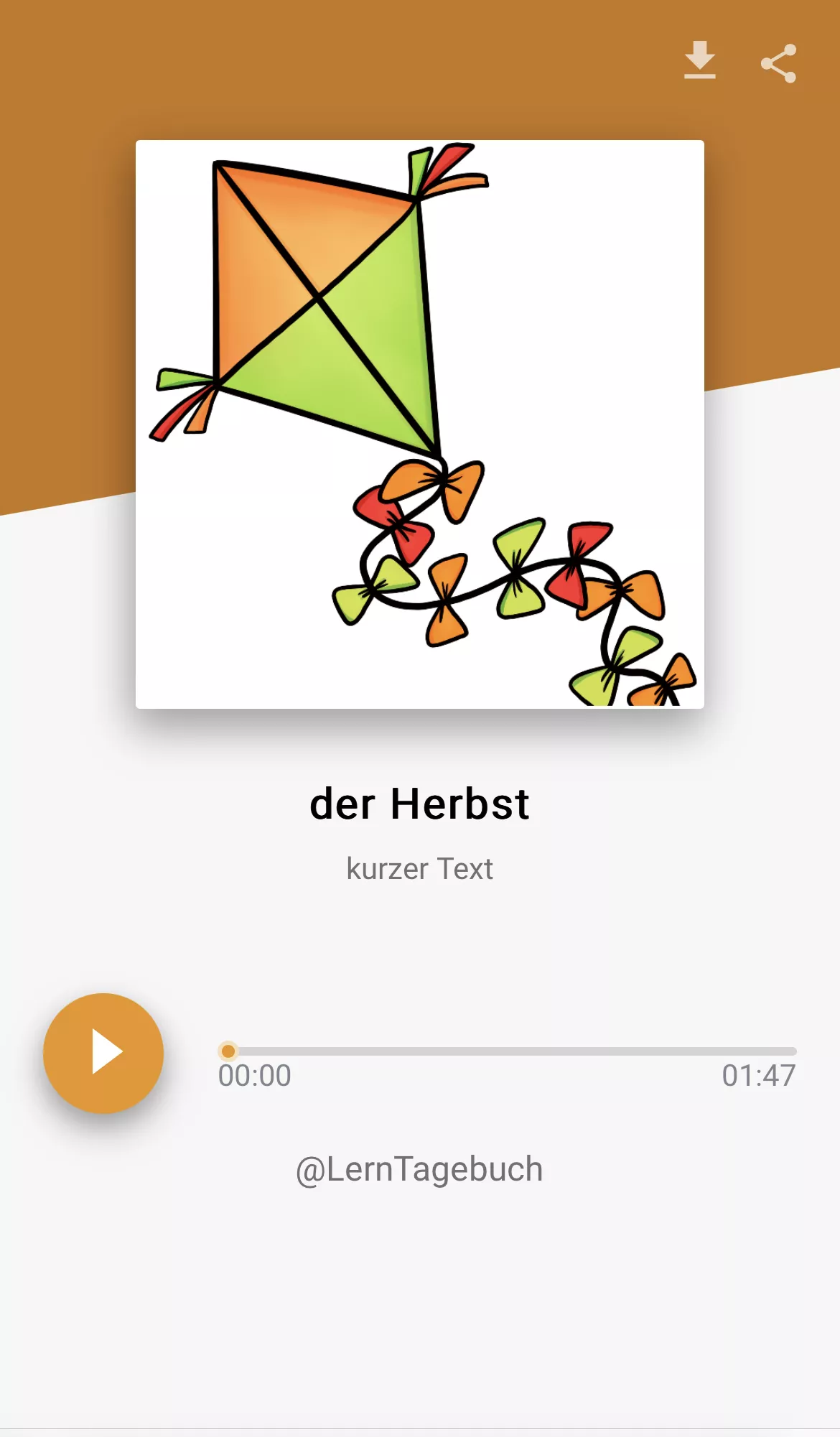 Bild in der Beschreibung des Unterrichtsmaterials Zuhören und Malen, Lesen und Malen der Herbst. Sachtext, Hörverstehen Grundschule, Vorschule, von LernTagebuch #1