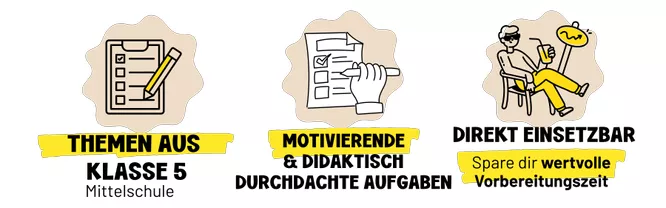 Bild in der Beschreibung des Unterrichtsmaterials Englisch Wiederholungsheft | 5. Klasse | 17 Arbeitsblätter | workbook mit Lösungen von ms.doubtfire #2