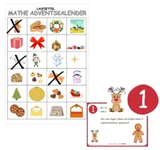 Bild in der Beschreibung des Unterrichtsmaterials Mathe Adventskalender: Analog & digital (Klasse 5 -7) von Lernenlernen #2