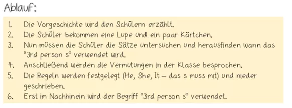 Bild in der Beschreibung des Unterrichtsmaterials 3rd person s - "The mysterious case of the 3rd person s" (A fun way to teach grammar) von Unterrichtmitspass #2