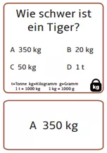 Bild in der Beschreibung des Unterrichtsmaterials Sachrechnen: ABs, Tabellen, Quizkarten uvm. (Kilogramm, Meter, Euro, Stunde) von abc shop #4