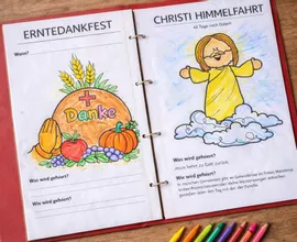 Bild in der Beschreibung des Unterrichtsmaterials Feste im Kirchenjahr – Malen, Lesen, Schreiben (Klasse 1–4) von DieRelitante #1