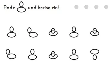 Bild in der Beschreibung des Unterrichtsmaterials Schau Genau Teil 1: Formen (Wahrnehmung und Konzentration) von abc shop #1