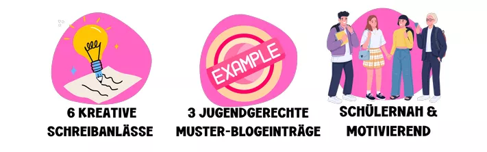 Bild in der Beschreibung des Unterrichtsmaterials Sparpaket | Writing a blog entry | creative writing von ms.doubtfire #1