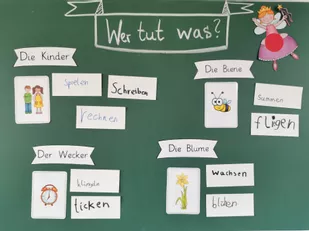 Bild in der Beschreibung des Unterrichtsmaterials Wortartenmärchen: Verben Übungen / Arbeitsblätter inkl. Selbstkontrolle von Frau Waschbär #2