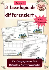 Bild in der Beschreibung des Unterrichtsmaterials Oster-Leselogical differenziert Klasse 5-8 von Zourie #1