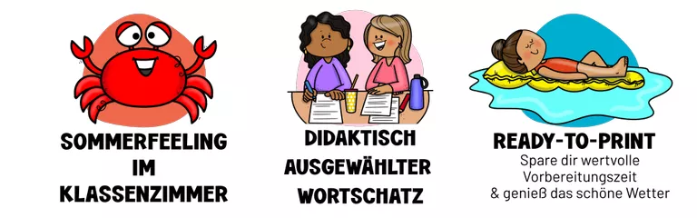 Bild in der Beschreibung des Unterrichtsmaterials summer | "I have... who has" Game | 31 Karten von ms.doubtfire #1