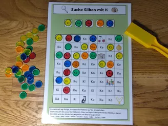 Bild in der Beschreibung des Unterrichtsmaterials Legebilder - Silben finden von Frau Stachelmeier #1