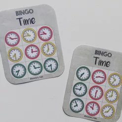 Bild in der Beschreibung des Unterrichtsmaterials Bingo: Time von Teachers Tales #1