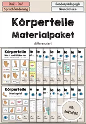 Bild in der Beschreibung des Unterrichtsmaterials Schulsachen Schule Materialpaket differenziert - DaZ DaF Sprachförderung von Mrs.Robinbird #1