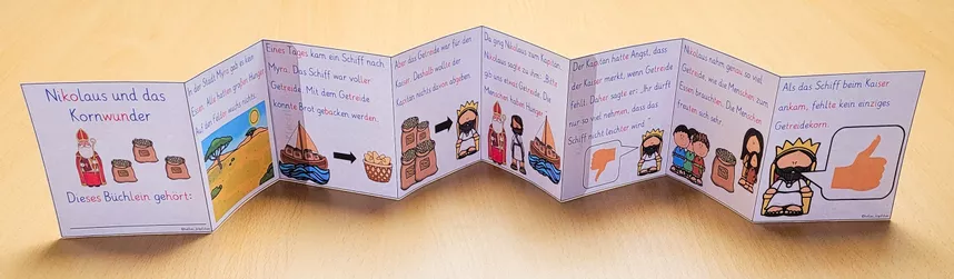 Bild in der Beschreibung des Unterrichtsmaterials Nikolaus Legende Kornwunder Kl. 1-4 LEPORELLO differenziert von Helles Köpfchen #1