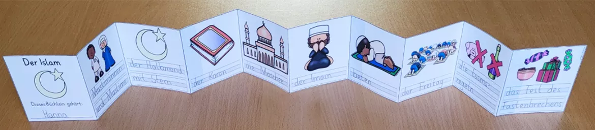 Bild in der Beschreibung des Unterrichtsmaterials Islam Grundschule LEPORELLO Klasse 1 und 2 Ethik Religion (Weltreligionen) von Helles Köpfchen #2