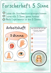 Bild in der Beschreibung des Unterrichtsmaterials 5 Sinne: 2 Experimente von fraulehrerin007 #1