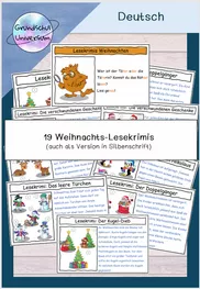 Bild in der Beschreibung des Unterrichtsmaterials Lesen - Lesekrimis zu jahreszeitlichen Themen von Grundschul-Universum #3