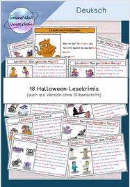 Bild in der Beschreibung des Unterrichtsmaterials Lesen - Lesekrimis zu jahreszeitlichen Themen von Grundschul-Universum #4