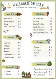 Bild in der Beschreibung des Unterrichtsmaterials Rechnen mit Geld Weihnachtsmarkt, Tafelbilder, Preistafel 1.Klasse, 2.Klasse, 3.Klasse 4.Klasse von LernTagebuch #3
