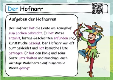 Bild in der Beschreibung des Unterrichtsmaterials Menschen im Mittelalter Lese- und Hörkartei von kreativ lernen #1