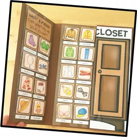 Bild in der Beschreibung des Unterrichtsmaterials Clothes Englisch – Kleidung, Clothes Vocabulary, Wortschatz, Bild-Wort-Zuordnung | Lapbook, Legeübung, Klettübung, Arbeitsblätter 4., 5. Klasse, Grundschule, Sekundarstufe von Unterrichtmitspass #2