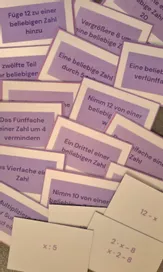 Bild in der Beschreibung des Unterrichtsmaterials Stop and Swap: Terme Aufstellen (27 Aufgabekarten; 5. & 6. Schulstufe) von Teacher_SB #1