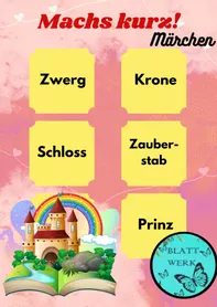 Bild in der Beschreibung des Unterrichtsmaterials 5 Spiele: Märchen von Blattwerk #5