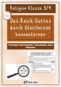 Bild in der Beschreibung des Unterrichtsmaterials Das Reich Gottes – Unterrichtsentwurf für Klasse 3/4 von frau.von #1