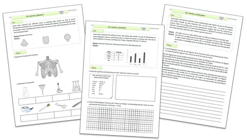 Bild in der Beschreibung des Unterrichtsmaterials Operatorentraining (AFB I) mit Operatorenprüfung von Dr.Teach #1