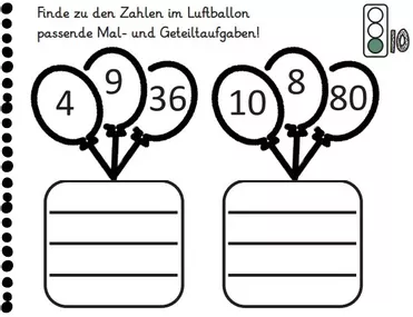 Bild in der Beschreibung des Unterrichtsmaterials Einmaleins - Tauschaufgaben und Umkehraufgaben trainieren - 38 Aufgabenkarten in drei Schwierigkeitsstufen von abc shop #1