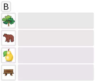 Bild in der Beschreibung des Unterrichtsmaterials Erste Wörter schreiben auf der Lautebene (31 ABs, Anfangsunterricht) von abc shop #1