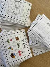 Bild in der Beschreibung des Unterrichtsmaterials FRÜHLING - Wortschatz - Bingo von Die Schuleria #1