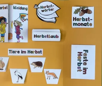 Bild in der Beschreibung des Unterrichtsmaterials Mini-Lapbook - Jahreszeit Herbst Klasse 1/2 von Eat Teach Sleep #3