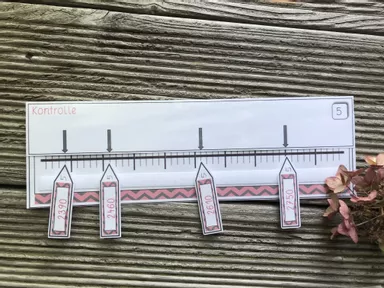 Bild in der Beschreibung des Unterrichtsmaterials Klett - Zahlenstrahl 10000 - Freiarbeitsmaterial von Unterricht mit Herz #3