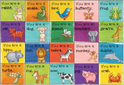 Bild in der Beschreibung des Unterrichtsmaterials Animal Guessing Game (Speaking activity) von Unterrichtmitspass #1
