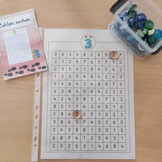 Bild in der Beschreibung des Unterrichtsmaterials Zahlen-Suchsel (Zahlenweg) von grundschul.reise #1