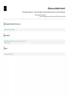 Pagina di copertina