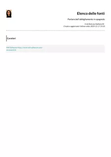 Pagina di copertina