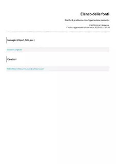 Pagina di copertina